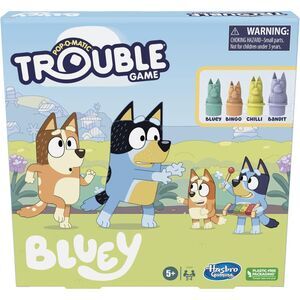 Hasbro Gaming Trouble: Bluey Edition Board Game